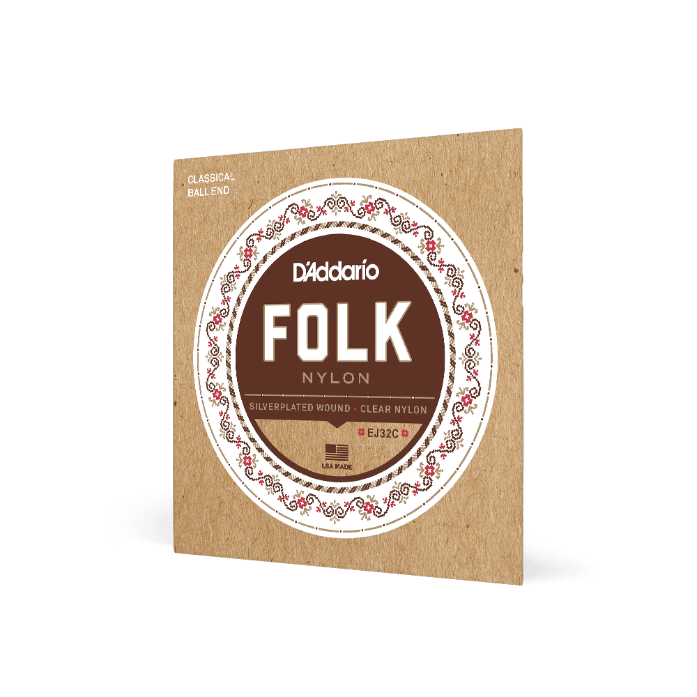 Corzi chitara clasica DAddario EJ32C Folk ball
